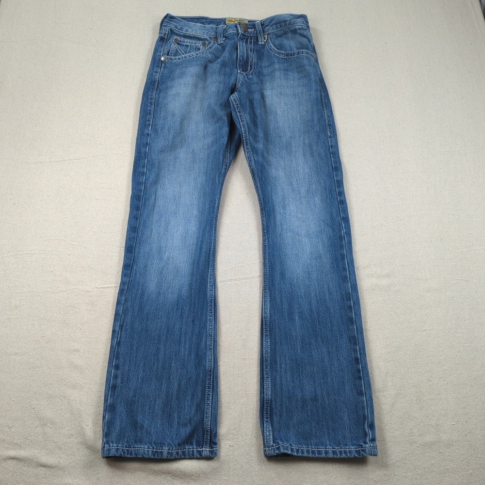 Wrangler Jeans Mens 28x30 Blue 20X Vintage Boot Cut Western Cowboy Rodeo